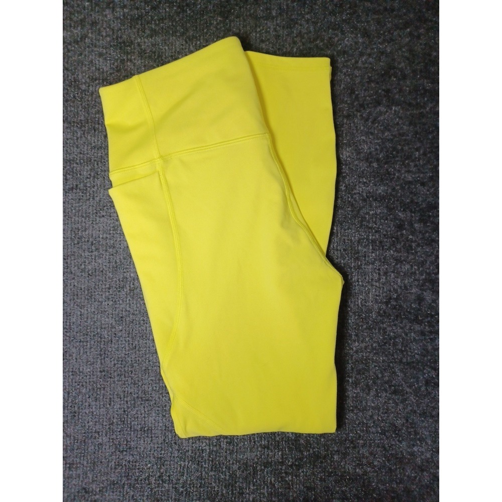 Fabletics PureLuxe Womens Yellow Ankle Small Leggings